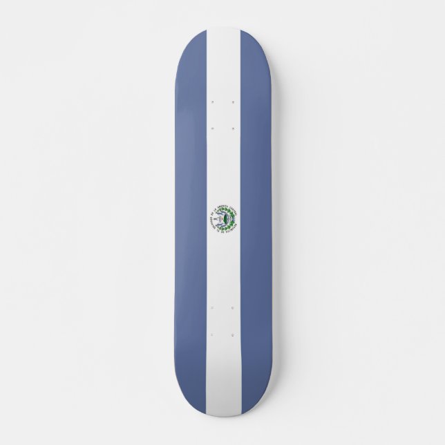 Drapeau du Salvador Skateboard (Devant)