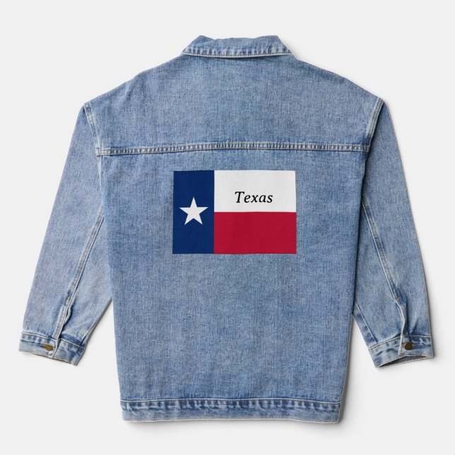 Drapeau du Texas Denim Jacket (Verso)