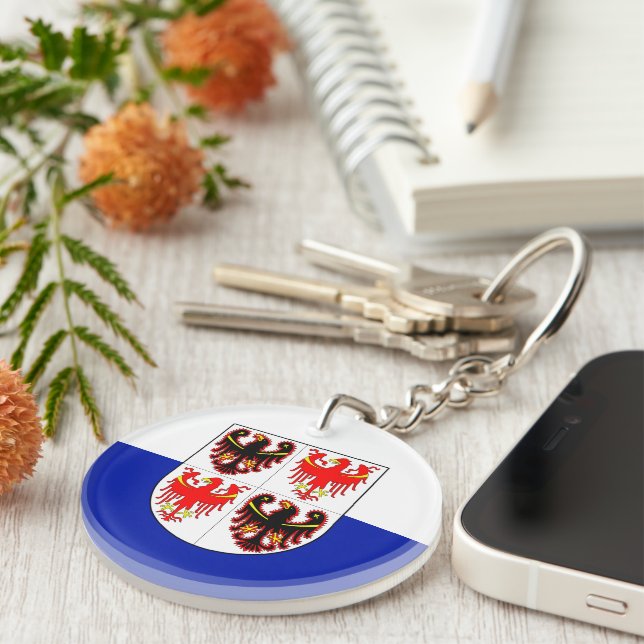 Drapeau du Trentin-Haut-Adige (Italie) (Devant Droit)