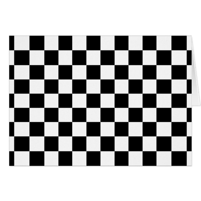 Drapeau du vérificateur blanc à l'intérieur (Devant Horizontal)