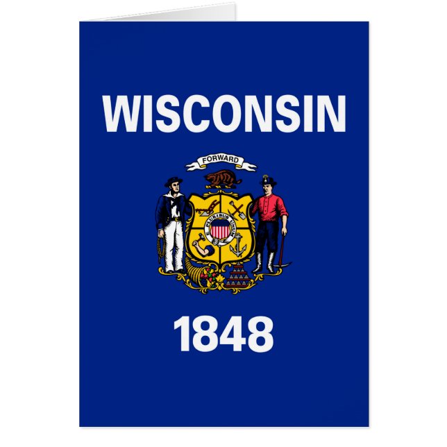 Drapeau du Wisconsin (Devant)