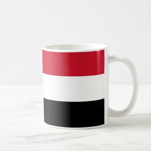 Drapeau du Yémen - Mug de café en céramique (Droite)