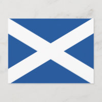 Drapeau écossais des cartes postales écossaises