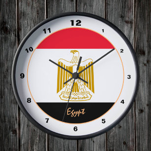 Drapeau égyptien, Egypte mode tendance / horloge d