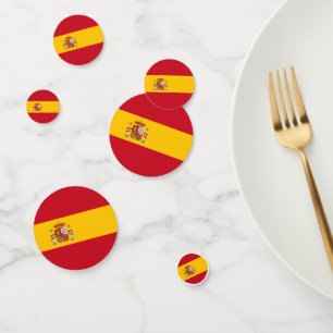 Drapeau espagnol Table Confetti