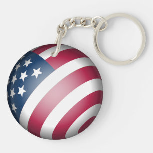 Drapeau et carte Patriotique USA Globe Art