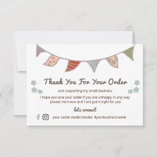 Drapeau Et Fleurs Merci Pour Votre Commande