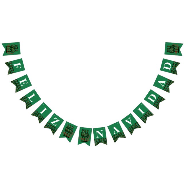 Drapeau Feliz Navidad Christmas Fiesta Party (Tout)