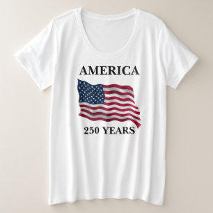 Drapeau féminin 250 ans d'Amérique