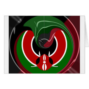 Drapeau Fluide Kenya Hakuna Matata