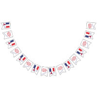 Drapeau français personnalisé BASTILLE DAY Buny Dr