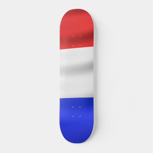 Drapeau français pour skateboard (Recto)