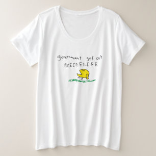 Drapeau Gadsden Gouvernement dehors REE SNEKDROITE