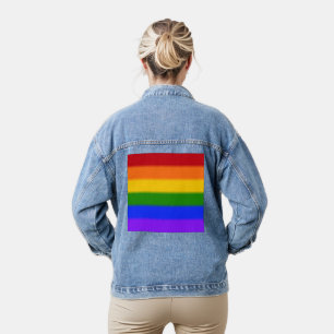 Drapeau Gay pride arc-en-ciel plat