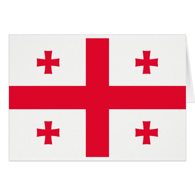 Drapeau géorgien (Devant horizontal)