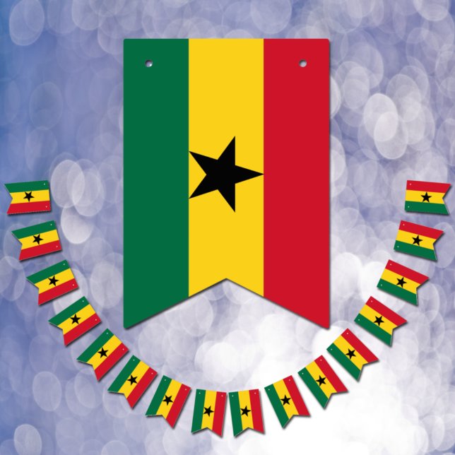 Drapeau ghanéen et parti Bannières du Ghana / Mari (Créateur téléchargé)