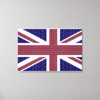 Drapeau Grande-Bretagne toile étirée