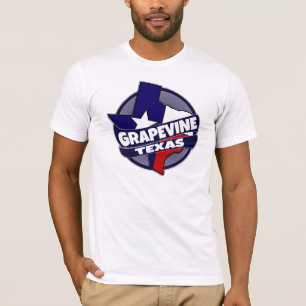 Drapeau Grapevine Texas t-shirt d'éclatement