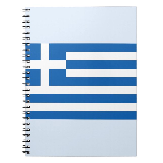 Drapeau grec Carnet (Devant)