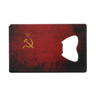 Drapeau grunge noir d'Union Soviétique
