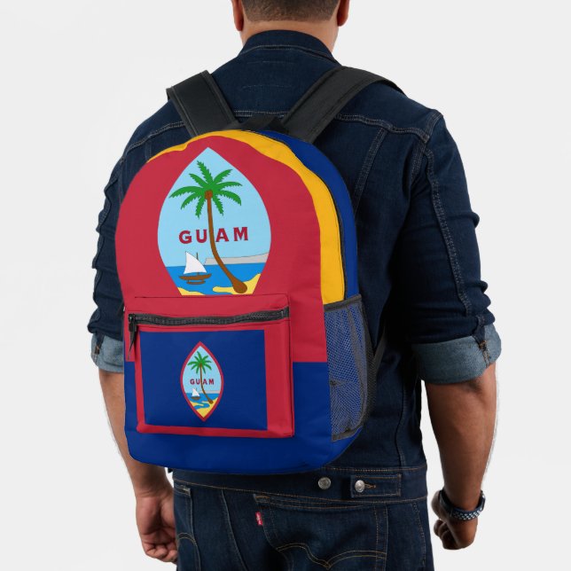 Drapeau guamanien sac à dos, USA, sac Guam, (Insitu (Modèle))