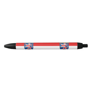 Drapeau Hesse noir stylo d'encre