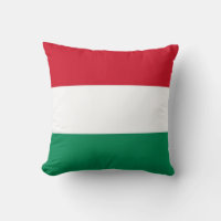 Drapeau hongrois sur le Coussin américain MoJo