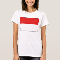 Drapeau Indonésie x Carte T-shirt