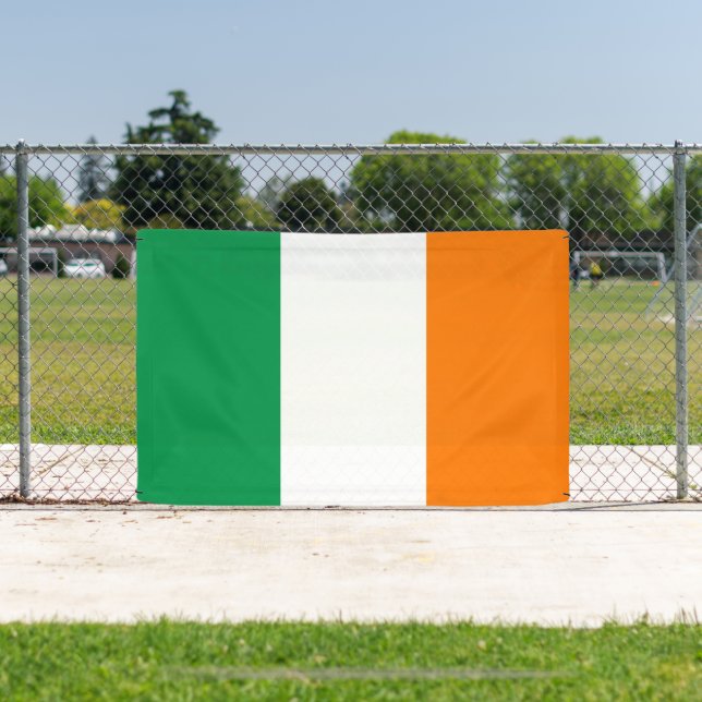 Drapeau irlandais bannière personnalisée Irlande (Insitu)