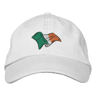 Drapeau irlandais d'Irlande brodé sur un casquette