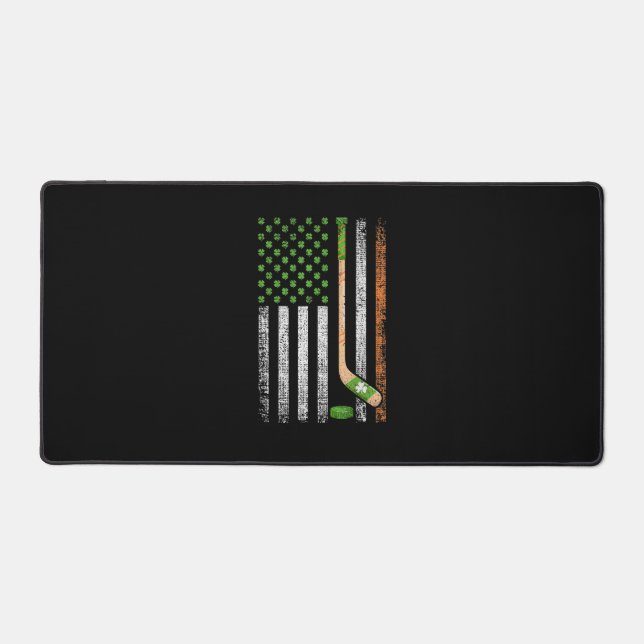 Drapeau irlandais États-Unis Leprechaun Lucky Hock (Recto)