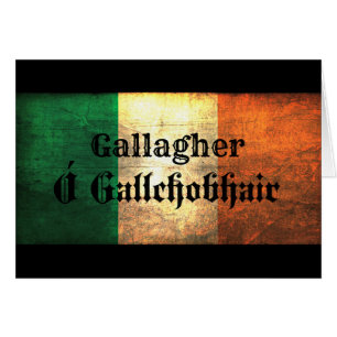 Drapeau irlandais Gallagher
