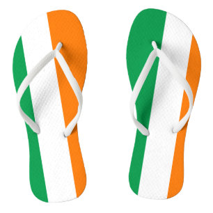 Drapeau irlandais tongs de plage pour hommes et fe