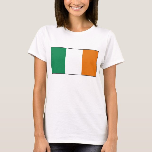 Drapeau Irlande x Carte T-shirt (Devant)