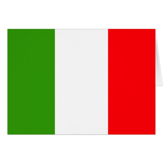 Drapeau italien (Devant horizontal)