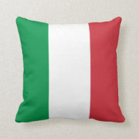 Drapeau italien coussins