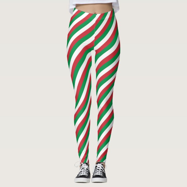 Drapeau italien motif leggings (Devant)