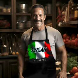 Drapeau italien Pavillon noir tablier