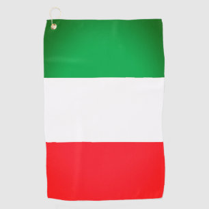 Drapeau italien serviette de golf