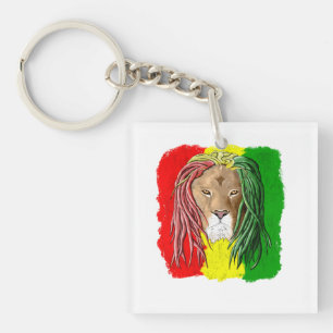 Drapeau jamaïcain de reggae de lion de Rasta