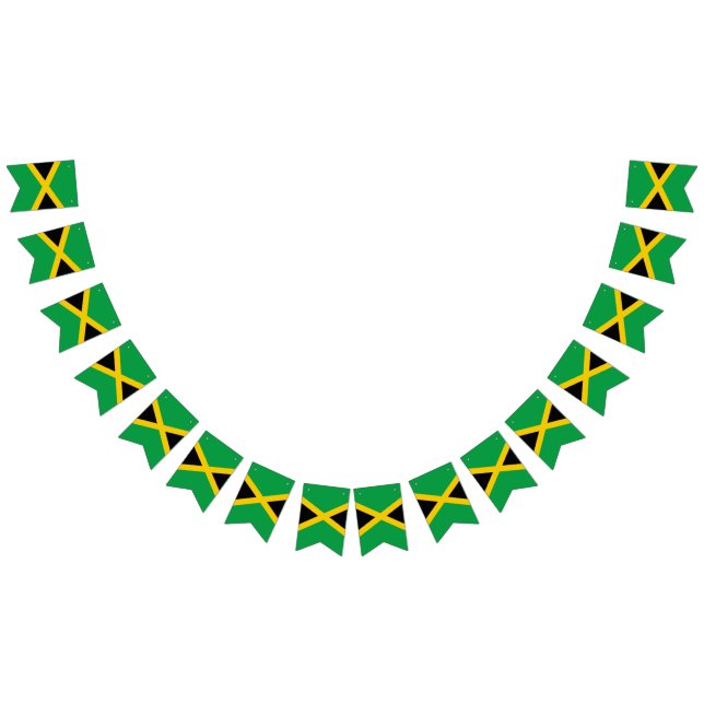 Drapeau jamaïcain vert noir (Tout)