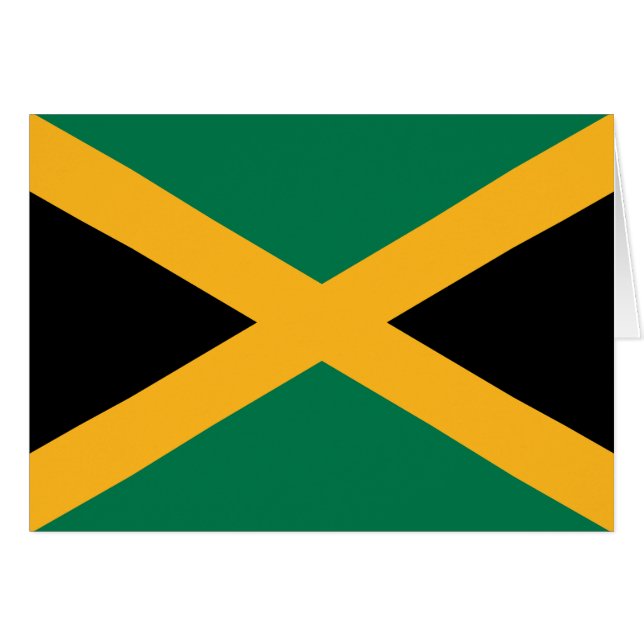 Drapeau Jamaïque (Devant horizontal)