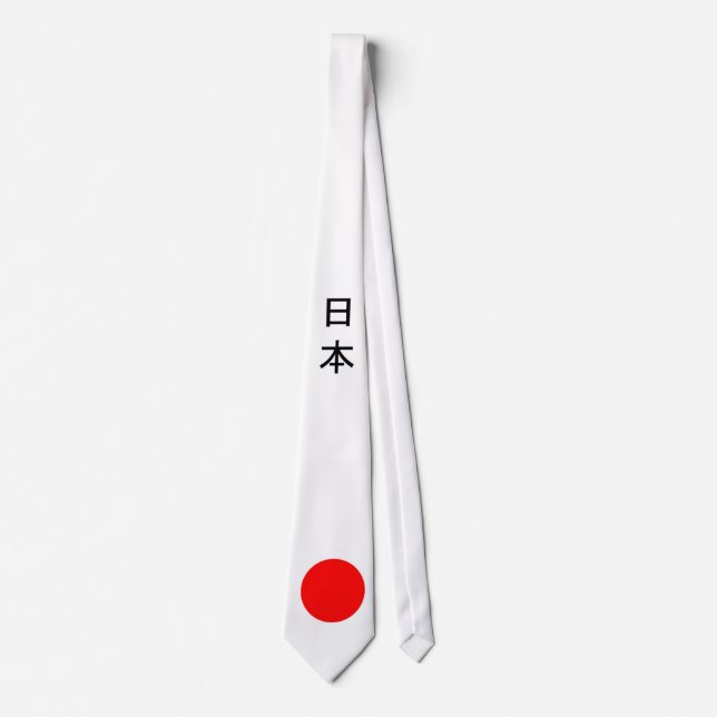 Drapeau japonais cravate (Devant)