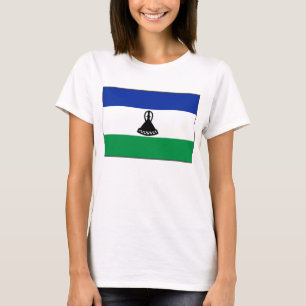 Drapeau Lesotho x Carte T-shirt