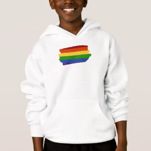 Drapeau LGBT Pride Parties scintillant arc-en-ciel