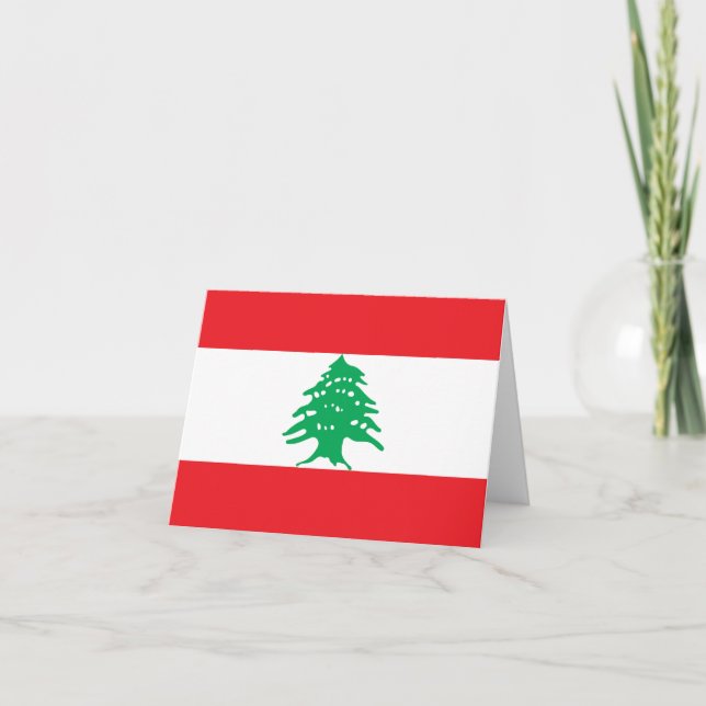 Drapeau libanais (Devant)