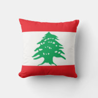 Drapeau libanais Coussin américain MoJo