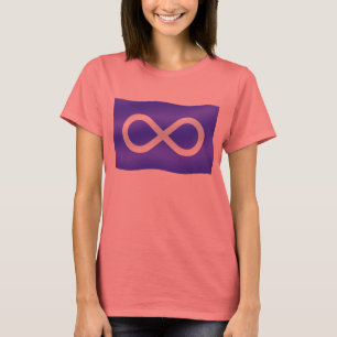 Drapeau Metis T-shirt pour femmes Tee Organic Meti