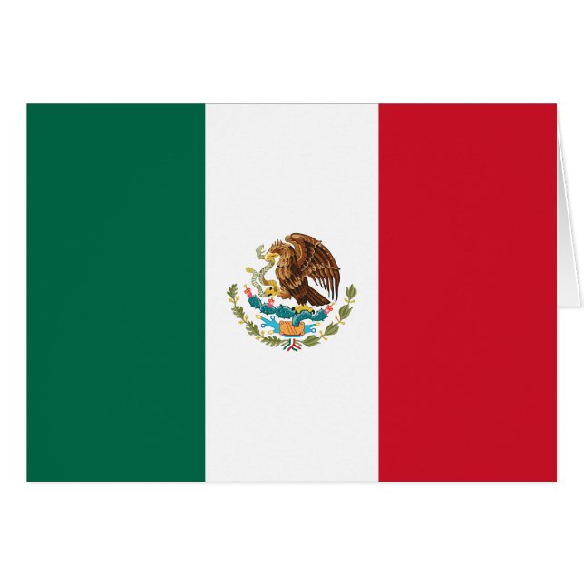Drapeau mexicain (Devant horizontal)