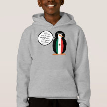 Drapeau mexicain parlant Ms. Penguin garçons